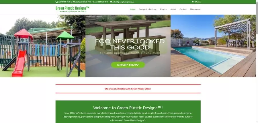 4. Green Plastic Designs JHB